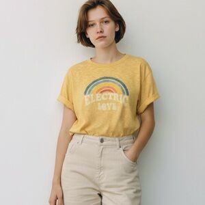 WS542 The Cove Electric Love Rainbow Pride Top M